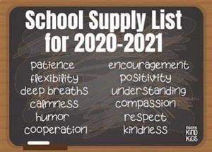 School Supply List 2020 Chalkboard School Supply List 2020 Chalkboard